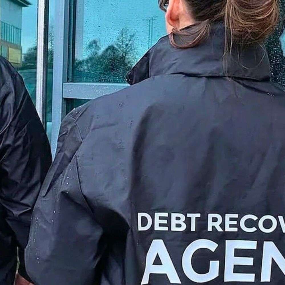 Debt recovery agent carrying out enforcement action
